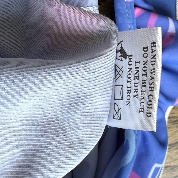 Blue Flamingo Kids Swimsuit 18-24 months baby 2T one strap swimming vacation - Picture 4 of 4